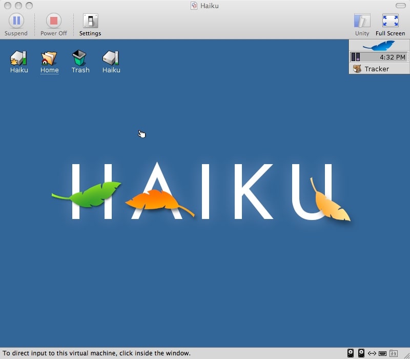 Haiku under Vmware Haiku under Vmware