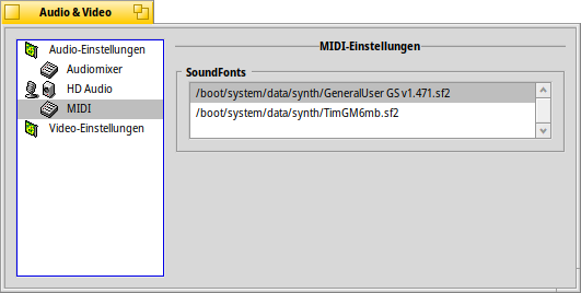 MIDI SoundFonts