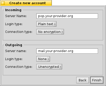 User index login. Logon Type. Comparison of Webmail providers.