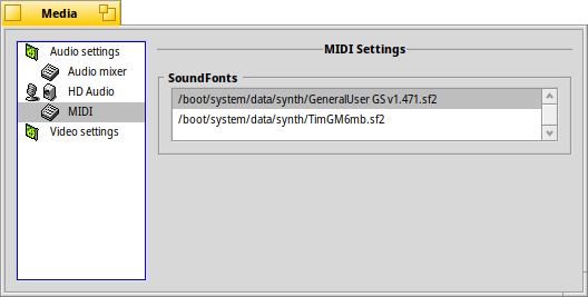 MIDI SoundFonts