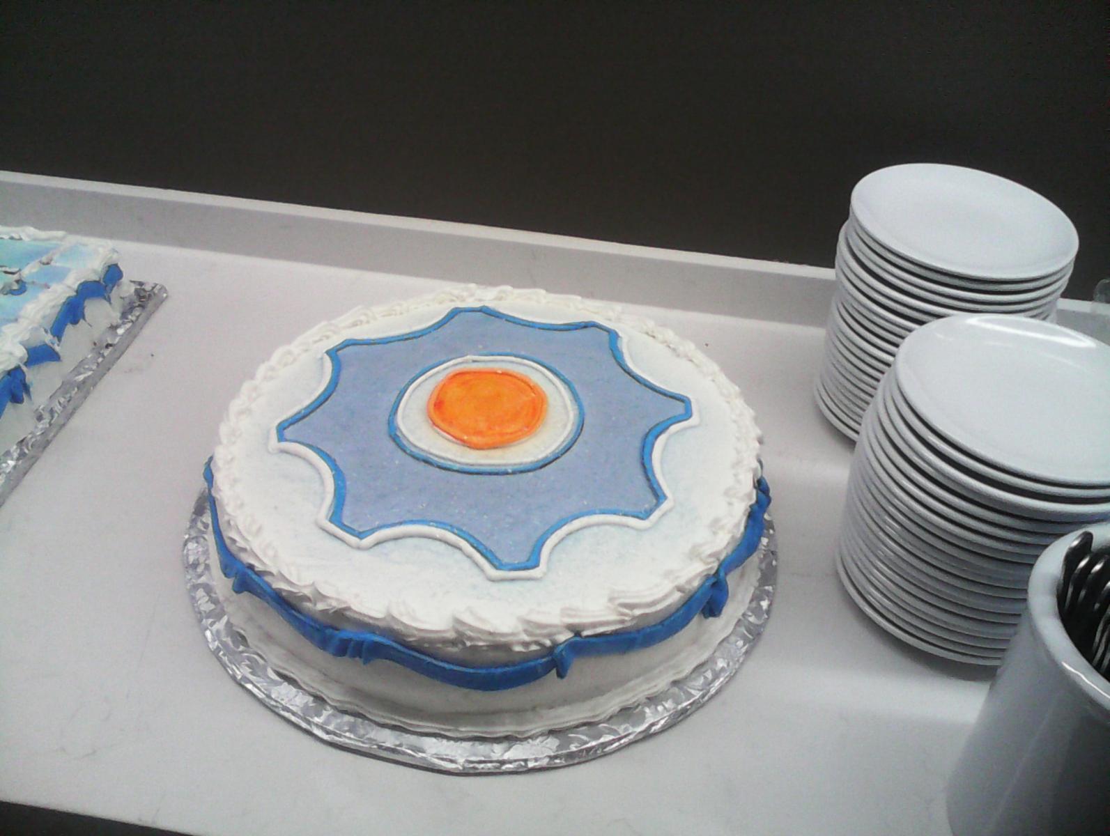 GCI logo cake