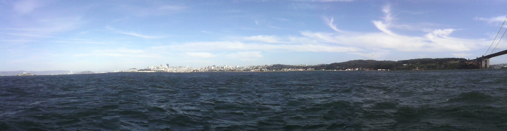 San Francisco from the boat