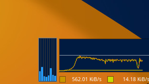 Pulse to the left, ActivityMonitor to the right