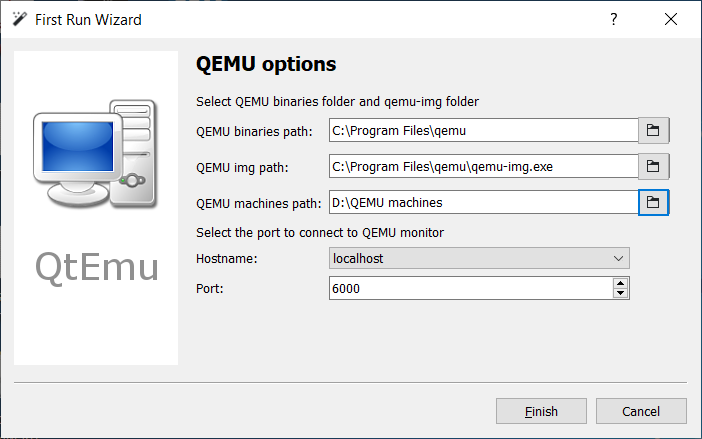 QtEmuFirstRunDialog