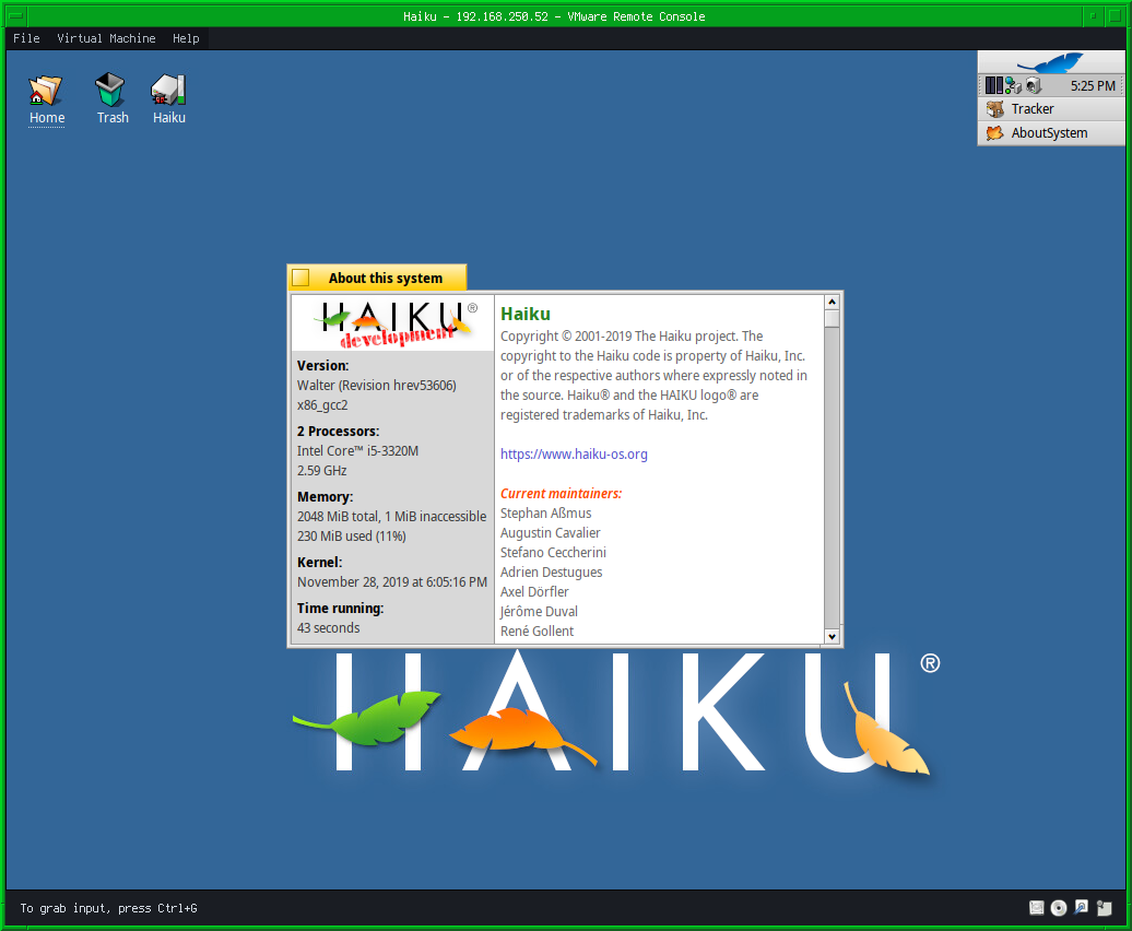 Haiku Desktop