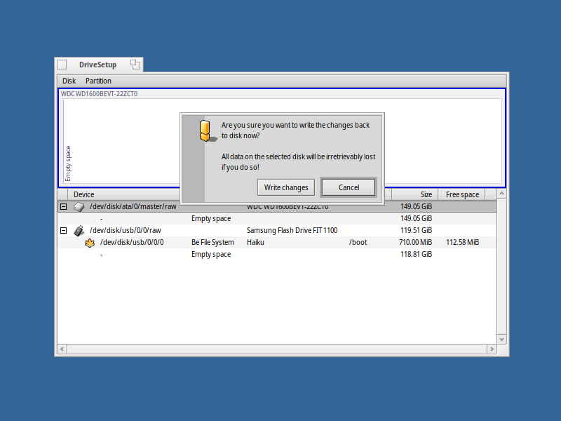 Initialize the Intel Partition Map
