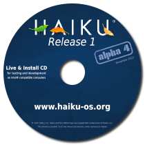 Haiku R1 Alpha 4 Commemorative CD