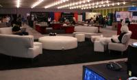 View of the spacious OSCON exhibit floor from the Haiku booth. View of the spacious OSCON exhibit floor from the Haiku booth.