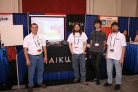 Urias McCullough, Travis Geiselbrecht, Evan, and Scott McCreary at OSCON. Urias McCullough, Travis Geiselbrecht, Evan, and Scott McCreary at OSCON.