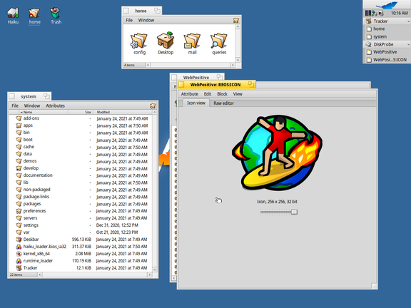 Screenshot of vector icons